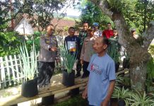 Kapolsek Pagerwojo, Dukung Rembug Warga Pembentukan Gugus Tugas Pekarangan Bergizi Di Desa Mulyosari
