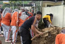 Polsek Pucanglaban, Gelar Bakti Sosial Bersama Ibu-Ibu Kelompok Tani Untuk Dukung Program Ketahanan Pangan