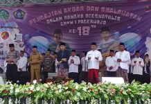 SMKN 1 Pagerwojo, Gelar Pengajian Akbar Dan Sholawatan Dalam Rangka Dies Natalis Ke - 18
