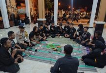 PSHT Ranting Pucanglaban Bersama Polsek, Jaga Kamtibmas Jelang Idul Fitri 1446 H