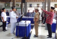 Pelantikan Dan Pengambilan Sumpah Janji Jabatan Sekretaris Desa Jarakan Berlangsung Khidmat