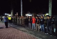 Forkopimcam Pucanglaban, Gelar Apel Gabungan Untuk Pengamanan Malam Takbiran Idul Fitri 1446 H