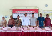 Ketua Komisi B DPRD Tulungagung Hadiri Rapat Kerja BPD Se-Kecamatan Bandung Dan Sosialisasi Koperasi Desa Merah Putih