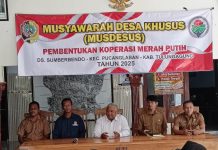 Musdesus Pembentukan Koperasi Desa Merah Putih, Camat Pucanglaban Tekankan Transparansi