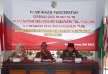 Kecamatan Kedungwaru Gelar Pembinaan Percepatan Pembentukan Koperasi Desa Merah Putih