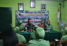 Serah Terima Jabatan Danramil Pagerwojo Berlangsung Khidmat Dan Penuh Kekeluargaan