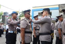 Kapolres Tulungagung Pimpin Sertijab 6 Kapolsek Jajaran Dan Kasiwas