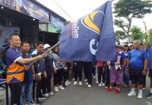 Semarak HUT Ke-14, DPD Partai Nasdem Tulungagung Gelar Jalan Sehat 