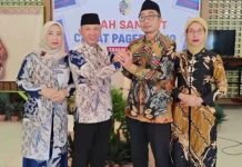 Hangat Dan Penuh Kekeluargaan, Kecamatan Pagerwojo Gelar Pisah Sambut Camat