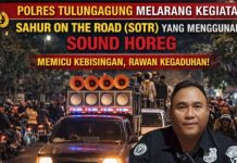 Polres Tulungagung Larang SOTR dan Sound Horeg Selama Ramadan, Pengamanan Diperketat