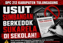 DPC 212 RMS Tulungagung Desak APH Usut Dugaan Pungutan Berkedok Sumbangan Di Sekolah Negeri