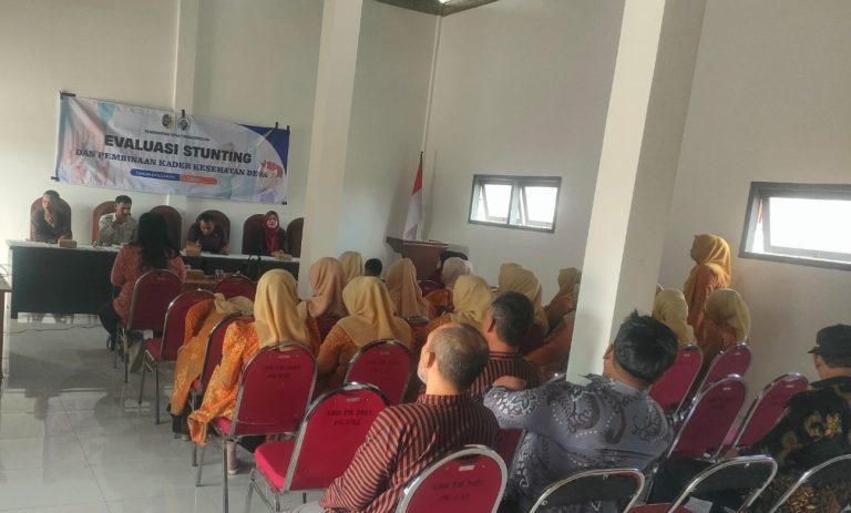Desa Panggunguni Gelar Evaluasi Stunting Dan Pembinaan Kader Kesehatan, Perkuat Komitmen Wujudkan Generasi Sehat