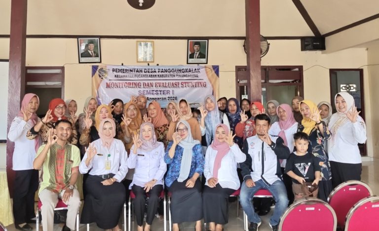 Pemdes Panggungkalak Gelar Monitoring Dan Evaluasi Stunting Semester 1 2026, Perkuat Komitmen Wujudkan Generasi Sehat